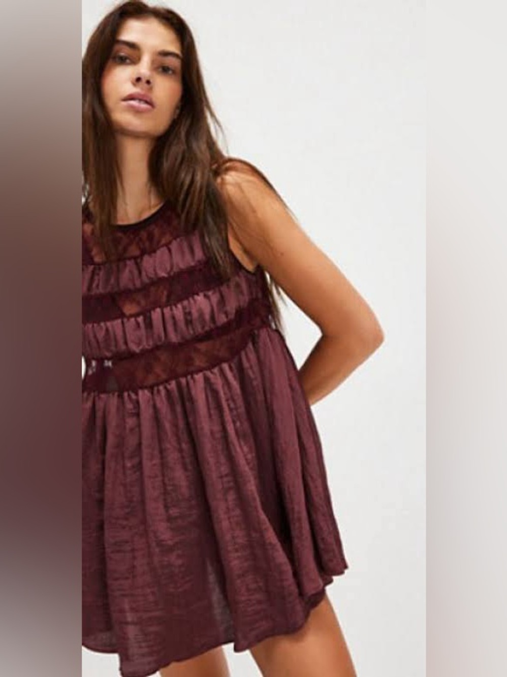 NWT Free People Current Obsession Mini Slip